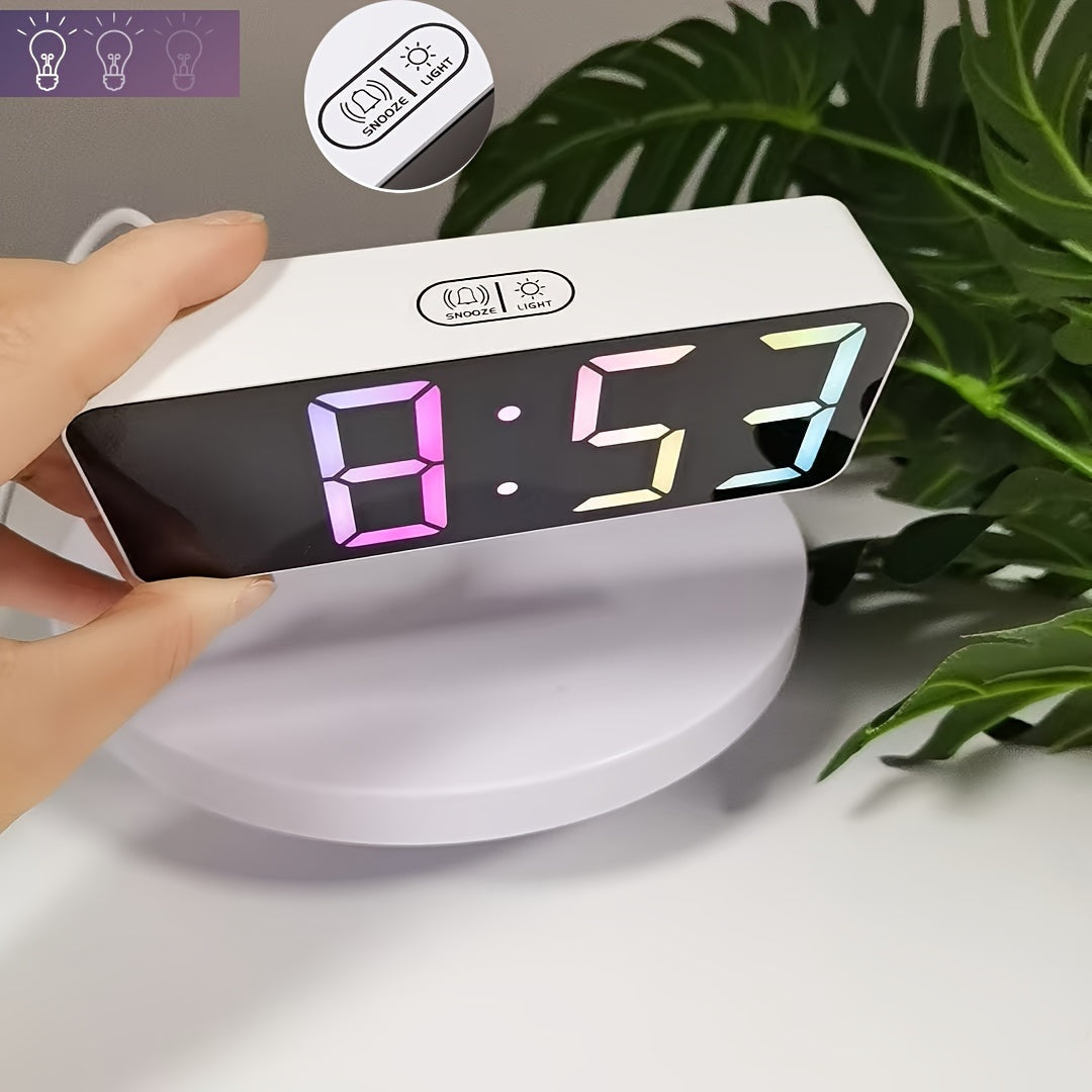 TimeGlow – Stijlvolle LED Wekker met Dimmingfunctie
