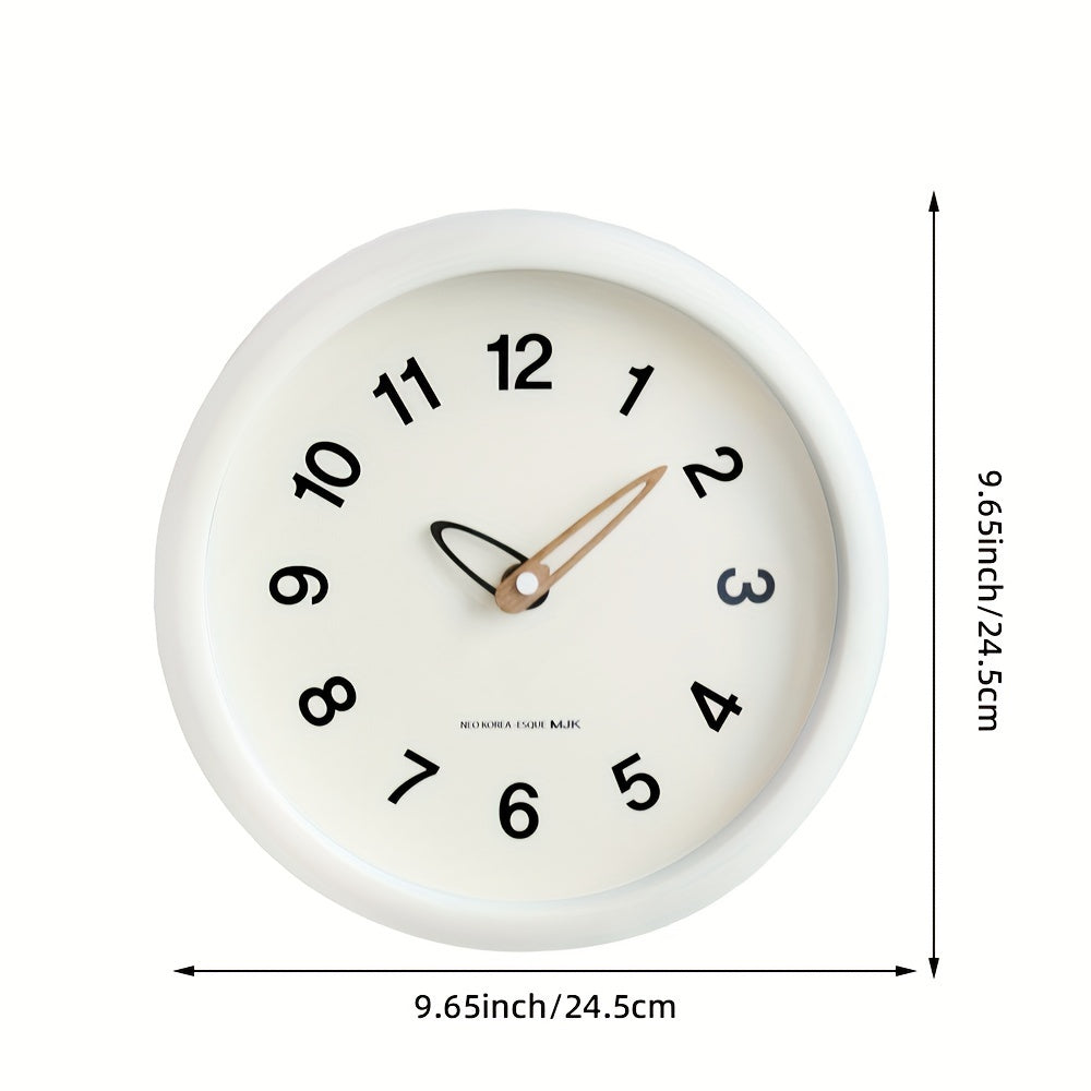 SilenceTime Clock – Elegante 10-Inch Wandklok voor Thuis