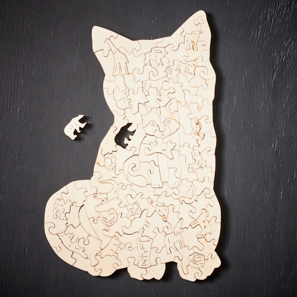WoodlyShapes Puzzles – Creatieve Dieren in Hout