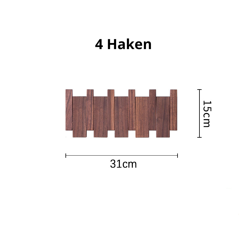 HarmonyHook - Stijlvol Verstelbaar Houten Wandrek