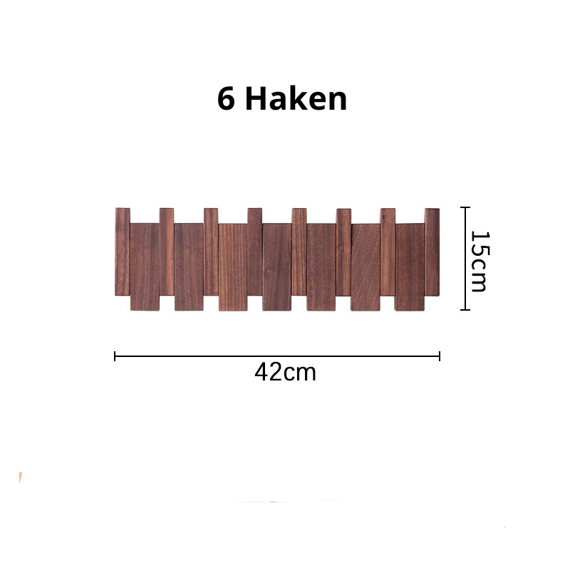 HarmonyHook - Stijlvol Verstelbaar Houten Wandrek