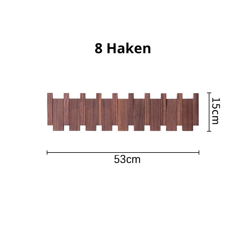 HarmonyHook - Stijlvol Verstelbaar Houten Wandrek