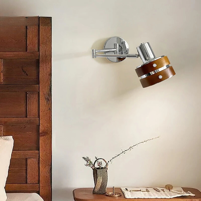 TelescopicLamp – Verstelbare Vintage Bedlamp in Punkstijl