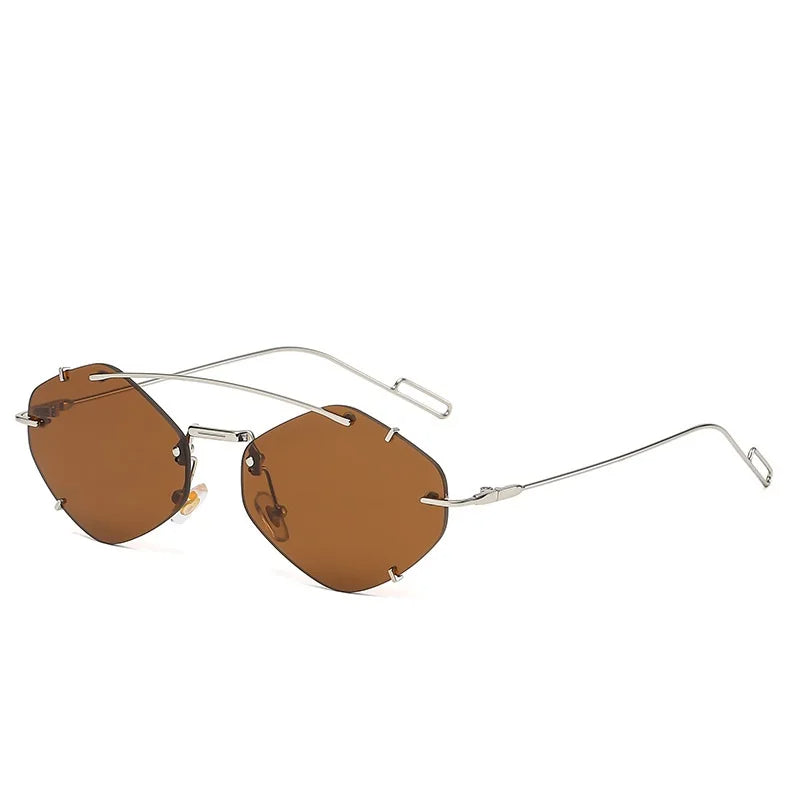 Lucia Eyewear – Trendy Randloze Zonnebril