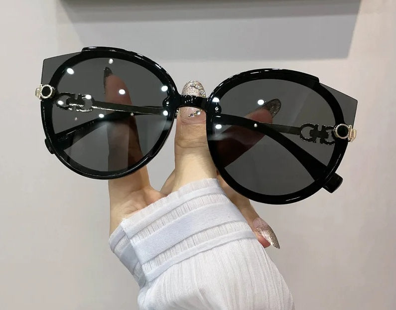 Patty Eyewear - Retro Ronde Zonnebril Vintage Style