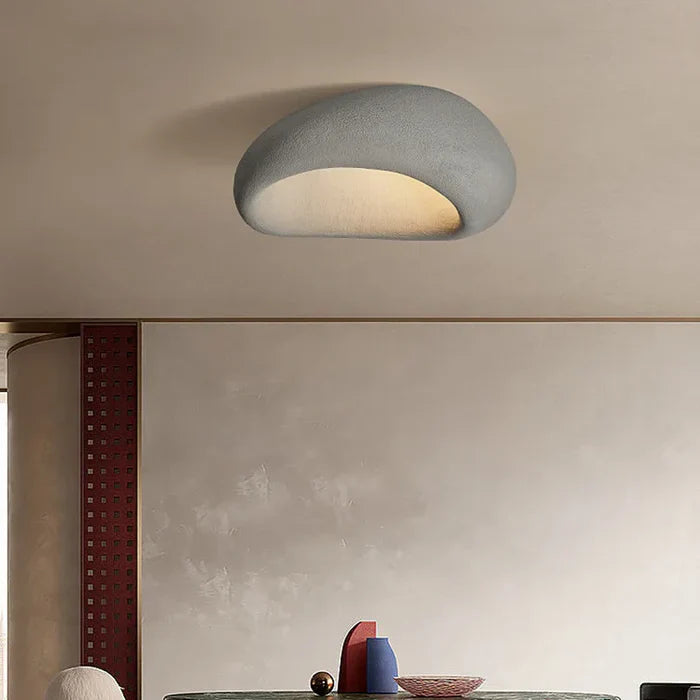 SereneAura Ceiling Light – Natuurlijke Wabi Sabi Verlichting