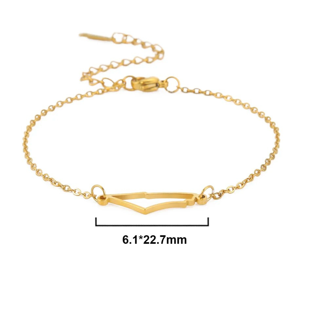 Aurora Hoop Bracelet - Elegante Gouden Sieraden