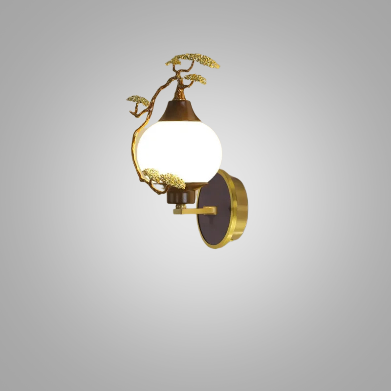 BrassGlow Wall Lamp - Elegante Messing Wandverlichting
