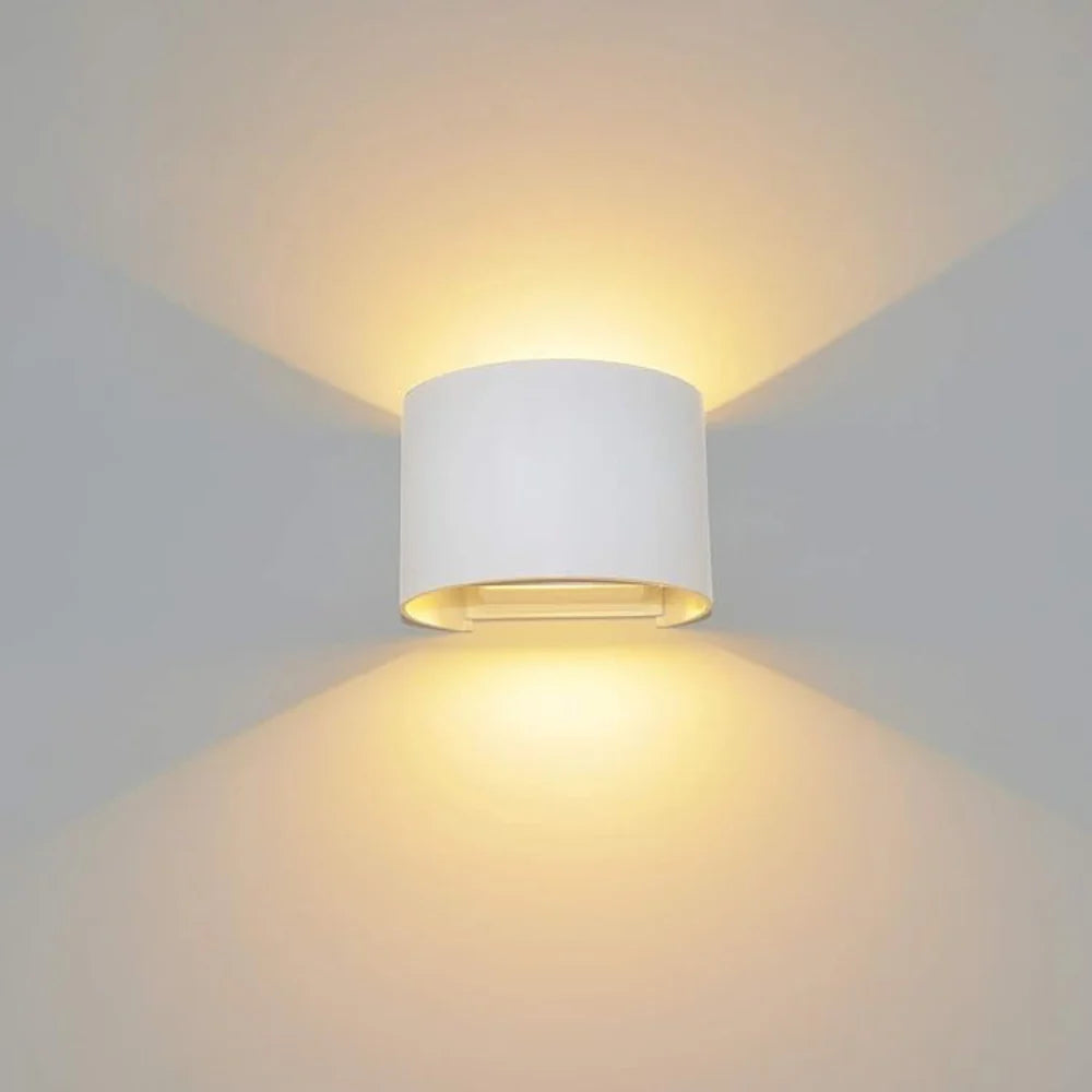 Lumière Royale - Stijlvolle moderne LED kubus wandlamp (Wit)