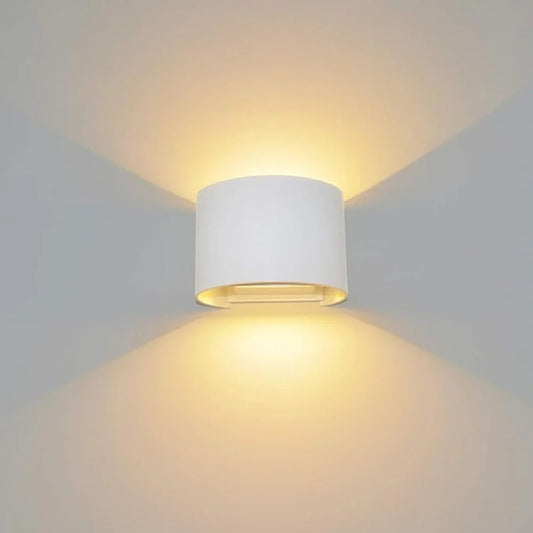Lumière Royale - Stijlvolle moderne LED kubus wandlamp (Wit)