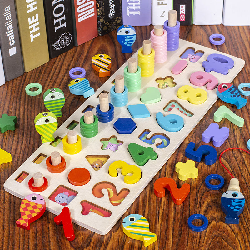 SafariExplorer - Houten Montessori Peuterspeelbord