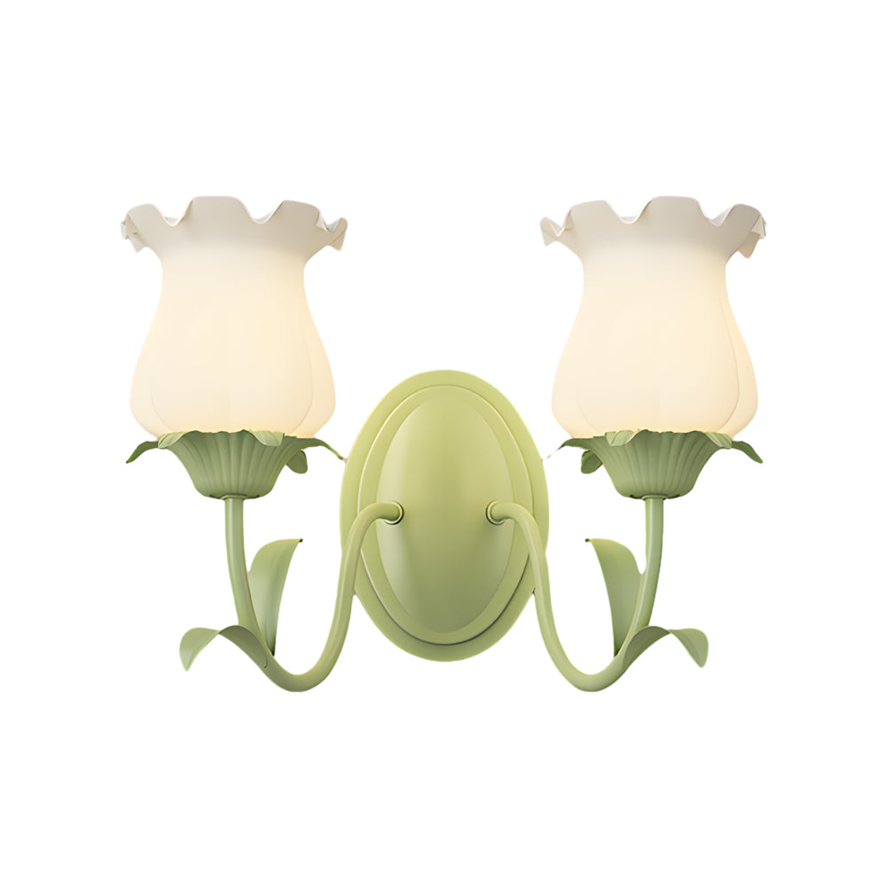 FloraGlow - 3D Glas Bloemenwandlamp voor Sfeerverlichting