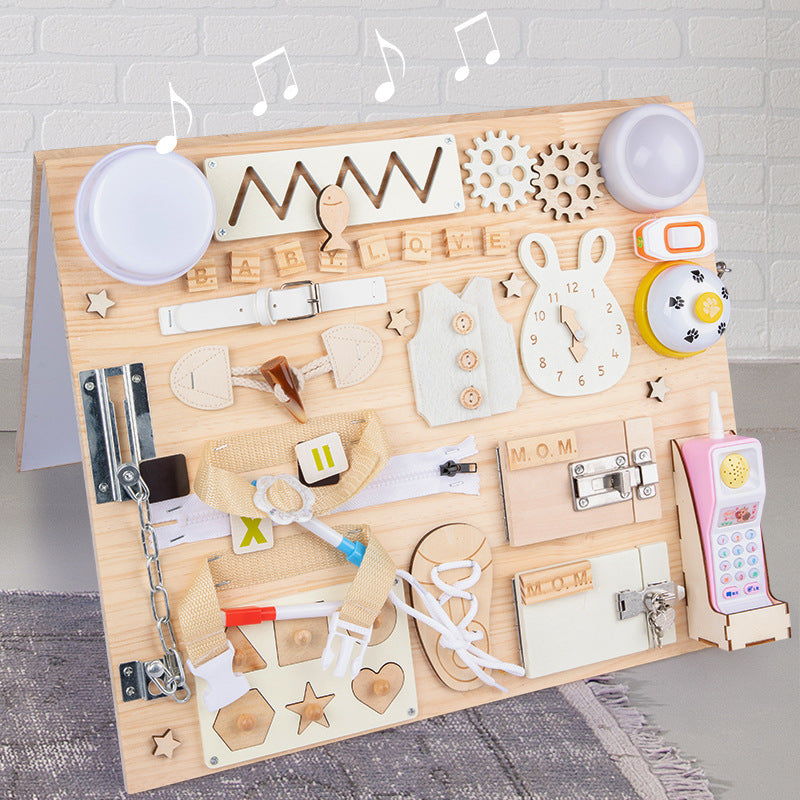 WoodPlay Board – Educatief Speelbord voor Creativiteit