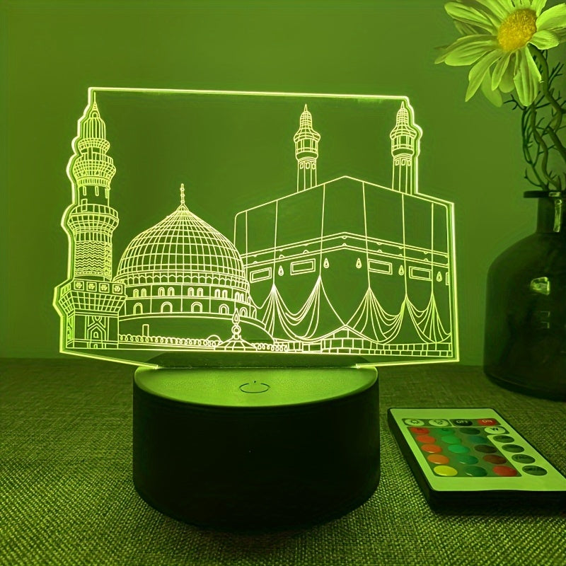 GlowSphere Lamp – 3D Nachtlamp met Afstandsbediening