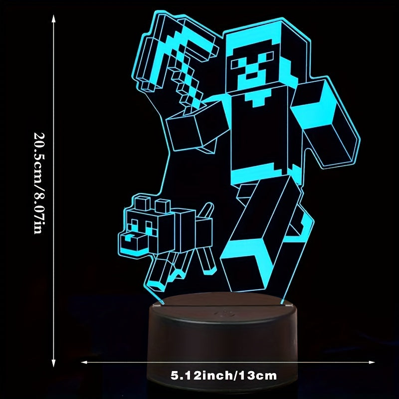 IlluGlow - 3D Nachtlamp met Kleuren en USB