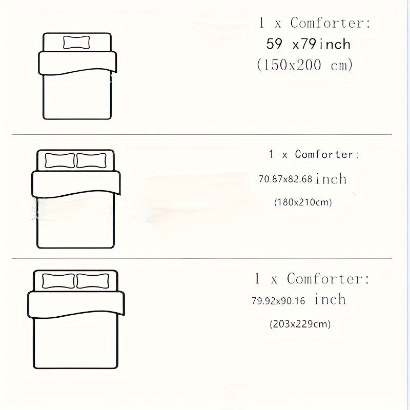 Luxe All-Seizoenen Dekbed Inzet met Geometrische Patronen