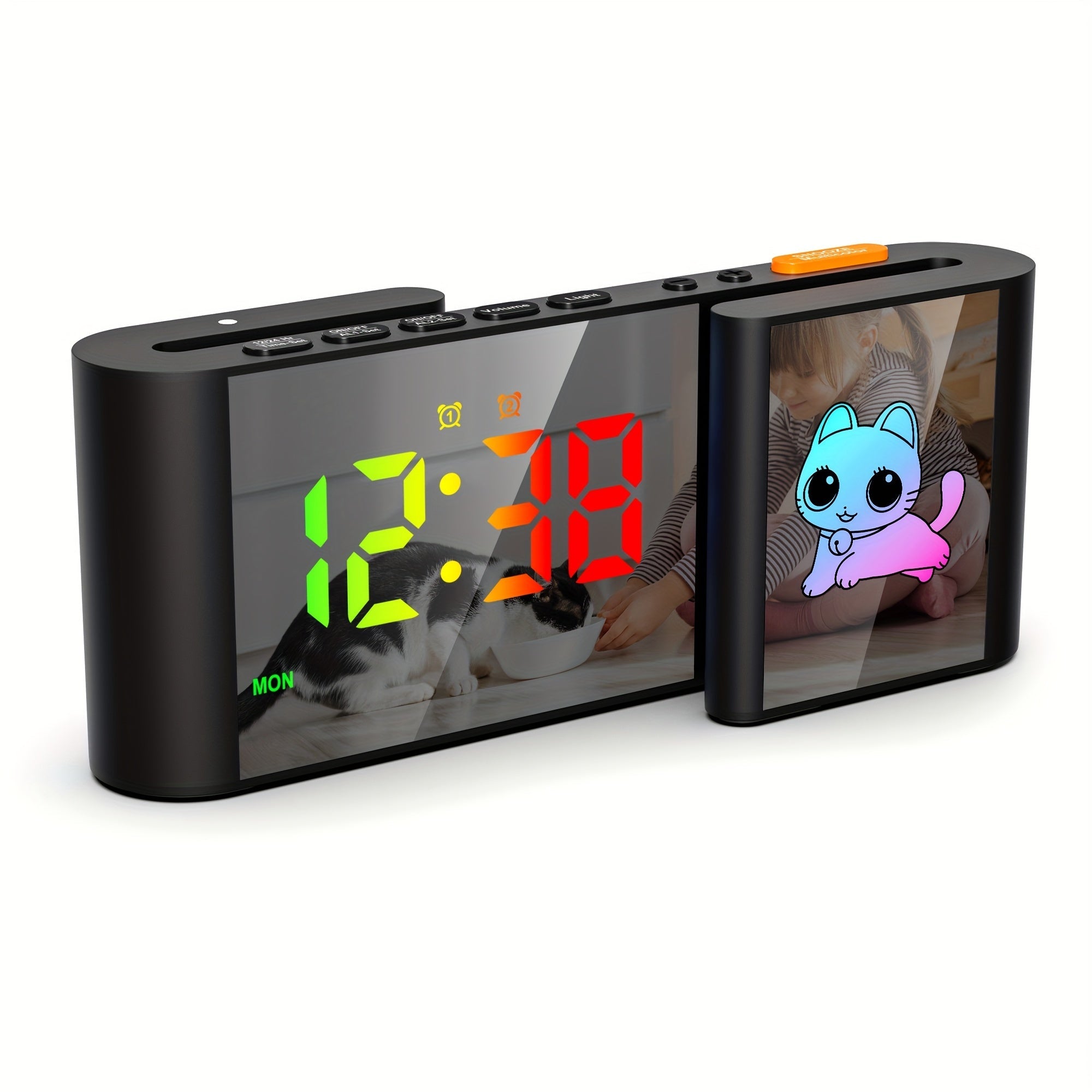 LumoBright Klok - Digitale Wekker met RGB Display