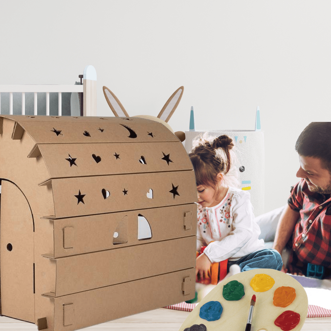 Montessori Creatief Kartonset - DIY Figuren Bouwen en Spelen