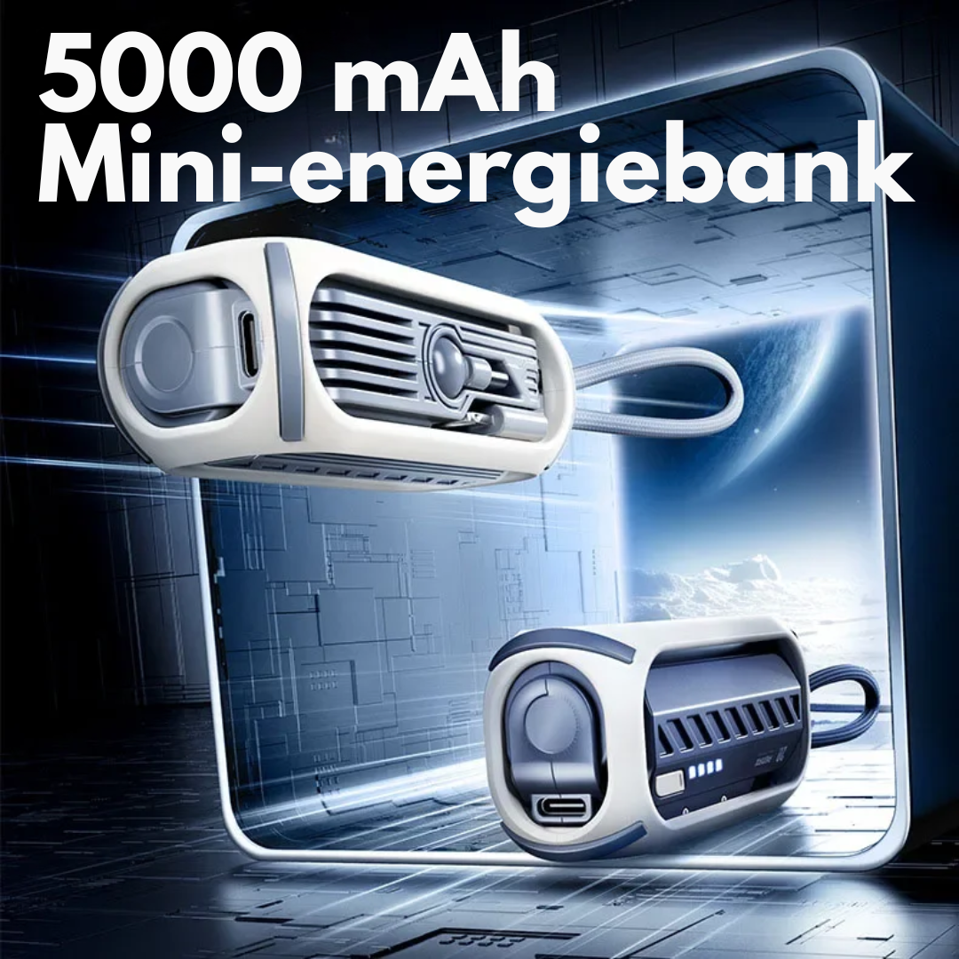 CompactCharge – Stijlvolle Draagbare Powerbank voor Reizen