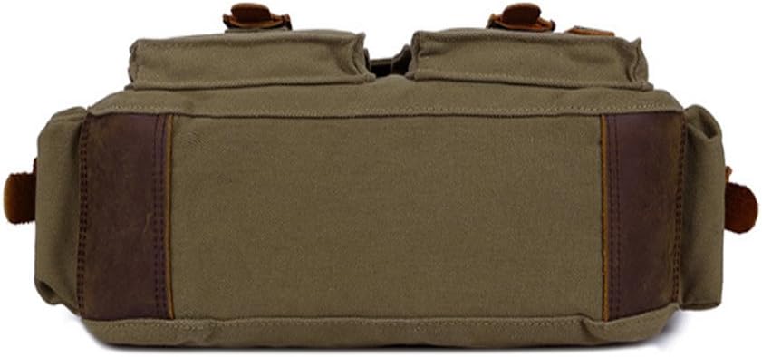 RetroCarry Bag – Vintage Canvas Schoudertas voor Laptops