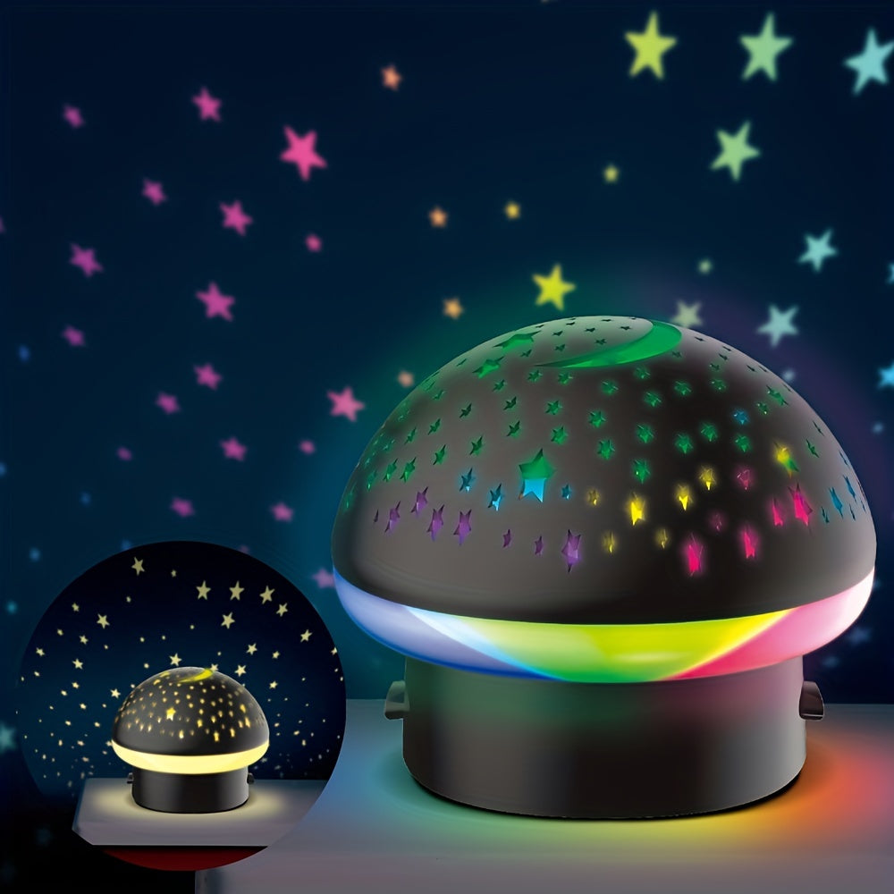 StarryGlow Lamp – Magische Paddenstoel Nachtprojector