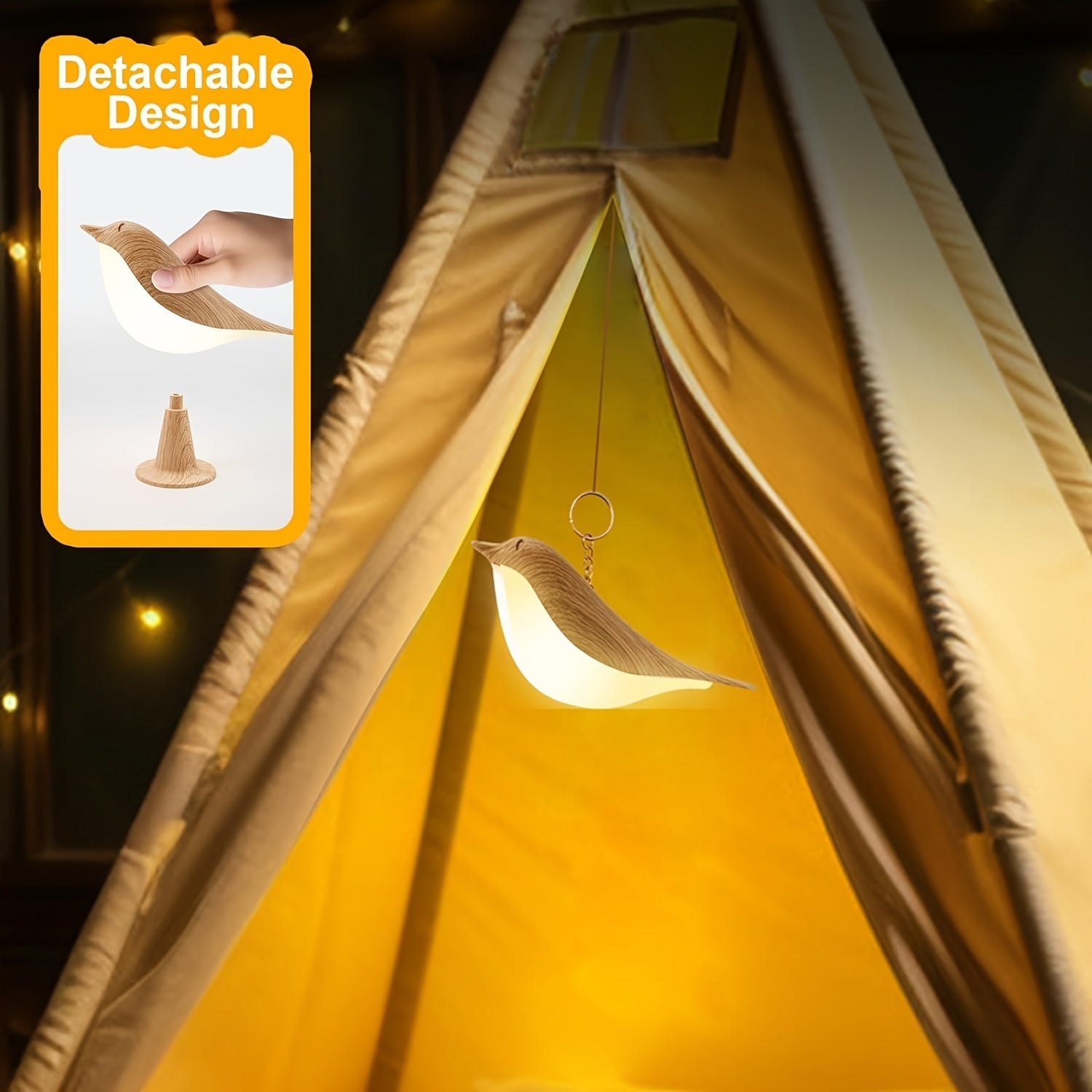 BrightNest - USB LED Vogel Tafellamp met Touch