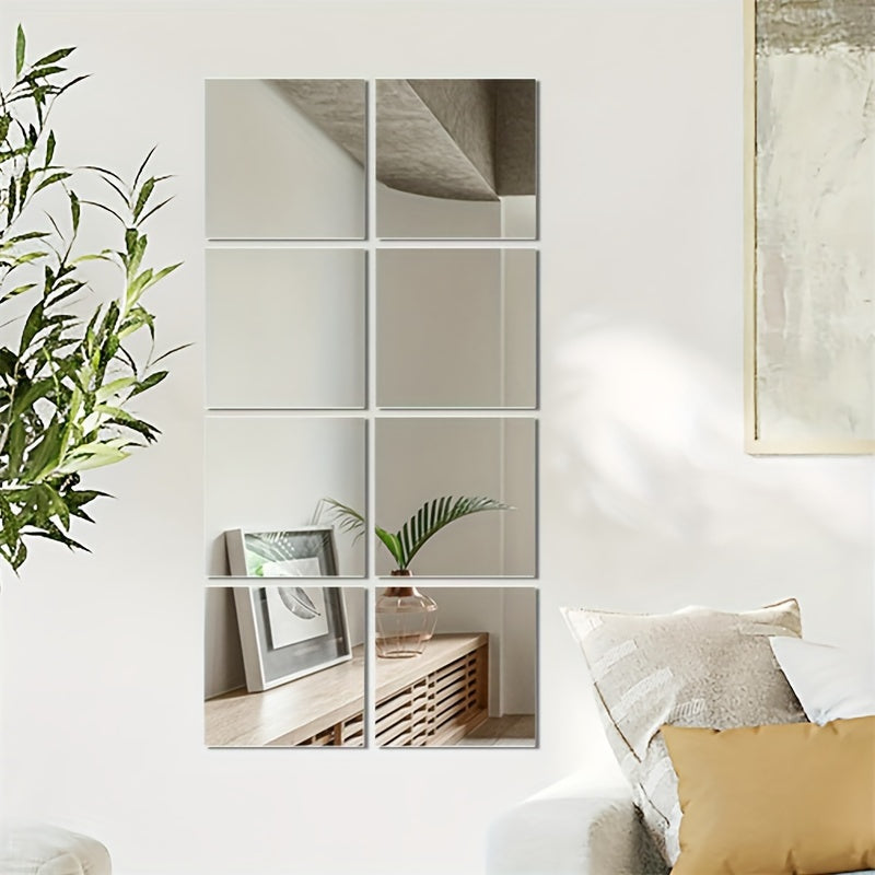 EleganceMirror – Luxe 3D Acryl Spiegeltegels Set