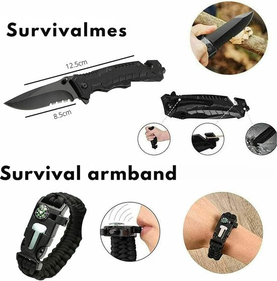 SurvivorX - Ultiem 15-in-1 Noodpakket voor Overleving