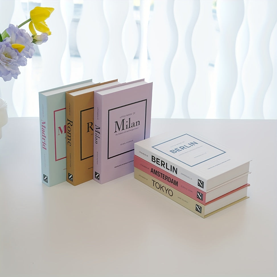 ChicBooks - Elegante Boekensteunen Set in Crème