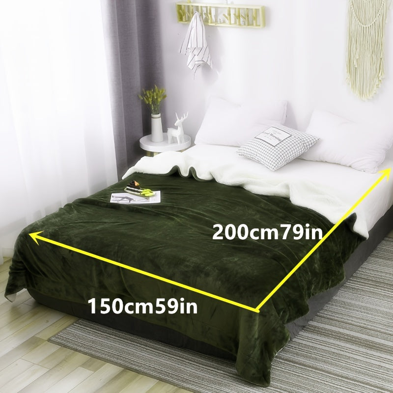 LuxeFlannel – Dubbelzijdige Sherpa Deken voor Ultiem Comfort