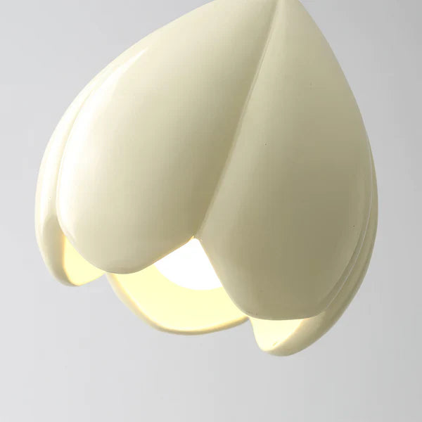 FlowerGlow Hanglamp - Elegante Crèmekleurige Hanglamp voor Warme Sfeervolle Interieurs