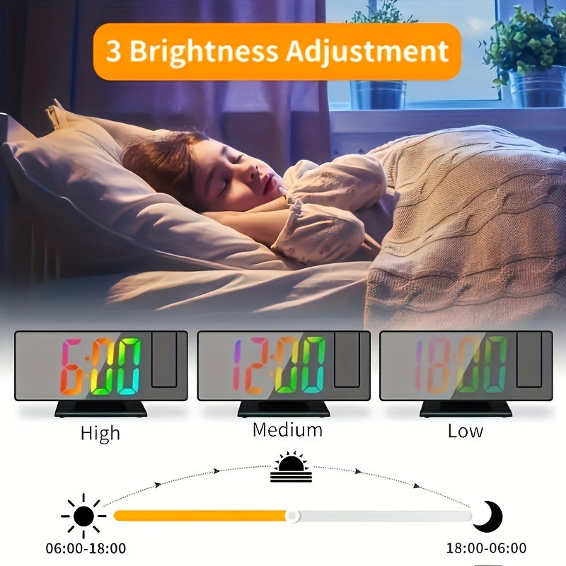 TimeView Clock – Moderne Spiegel LED Projector