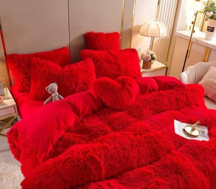 VelvetEase – Luxe Fluwelen Dekbedovertrek voor Alle Seizoenen