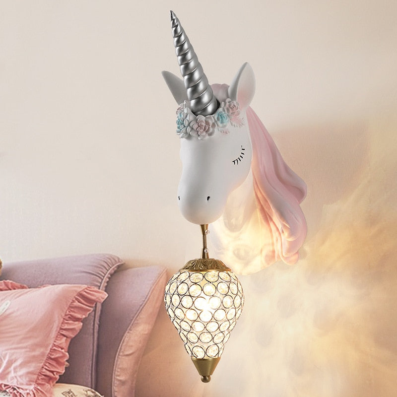 Magische Eenhoorn Wandlamp voor Kinderen – Speels & Warm Licht