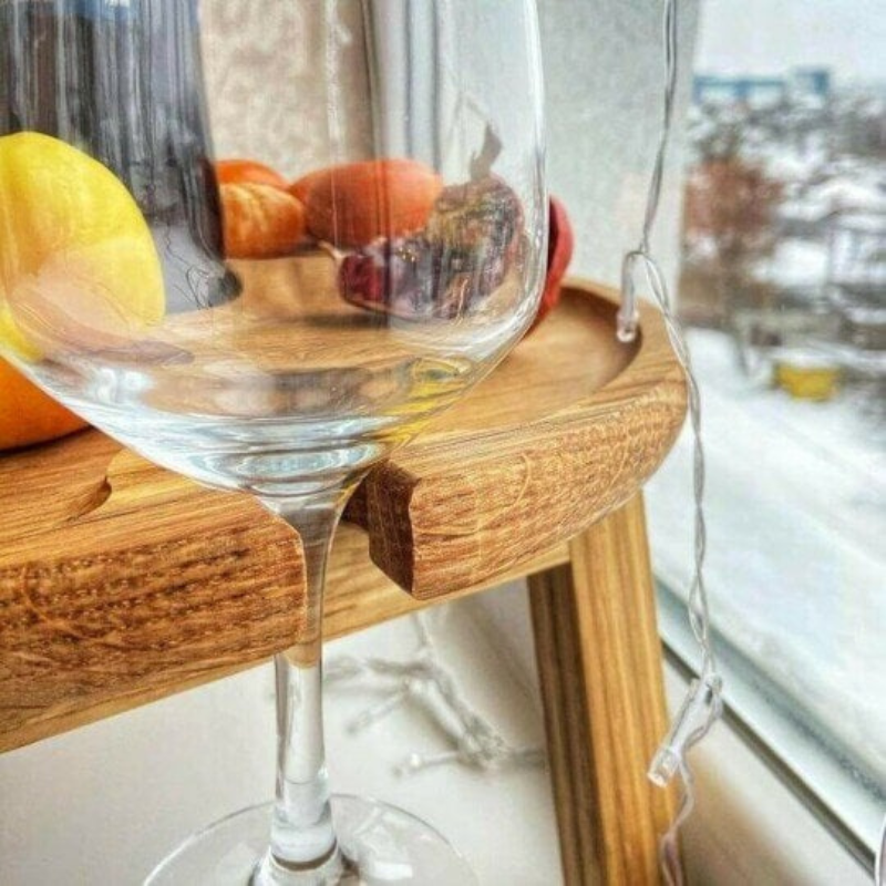 WineNest - Stijlvolle Opvouwbare Picknicktafel voor Wijn