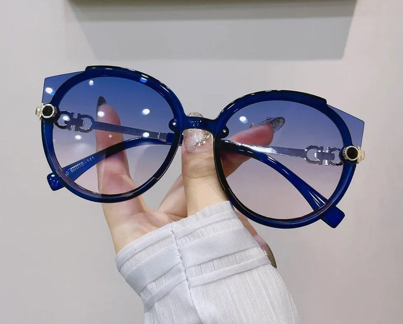 Patty Eyewear - Retro Ronde Zonnebril Vintage Style