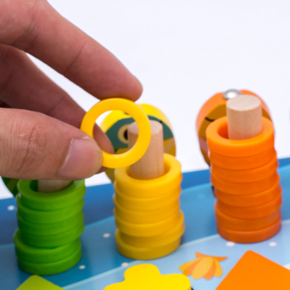 SafariExplorer - Houten Montessori Peuterspeelbord