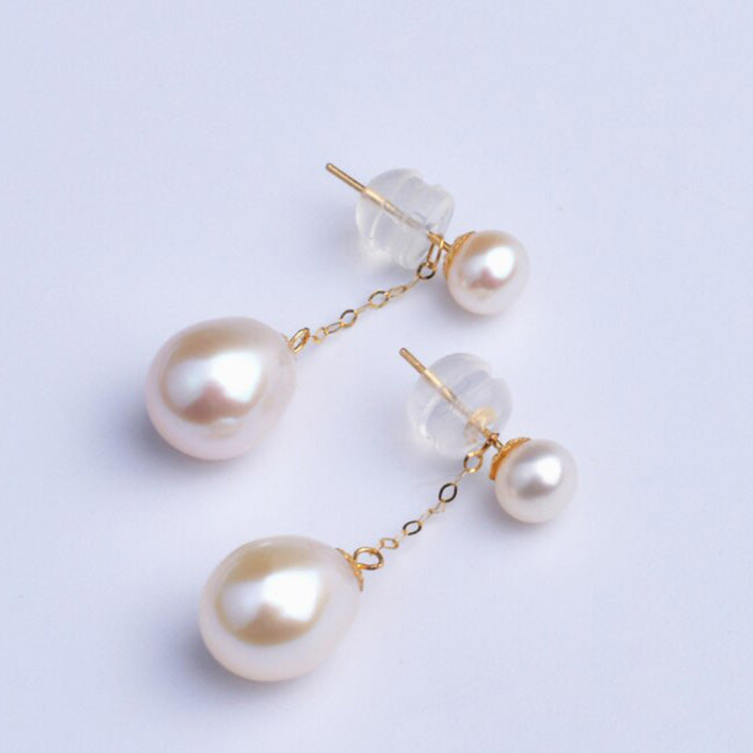 Isolde Pearl Earrings – Elegante Luxe Accessoires