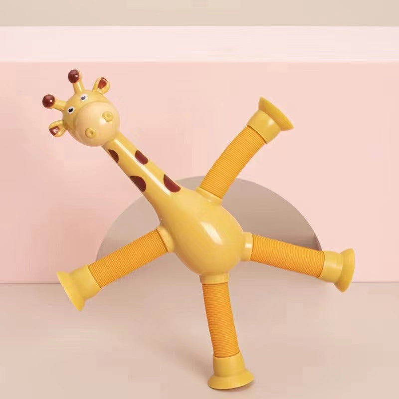 StretchGiraffe - Flexibel Zuignap Speelgoed voor Kinderen