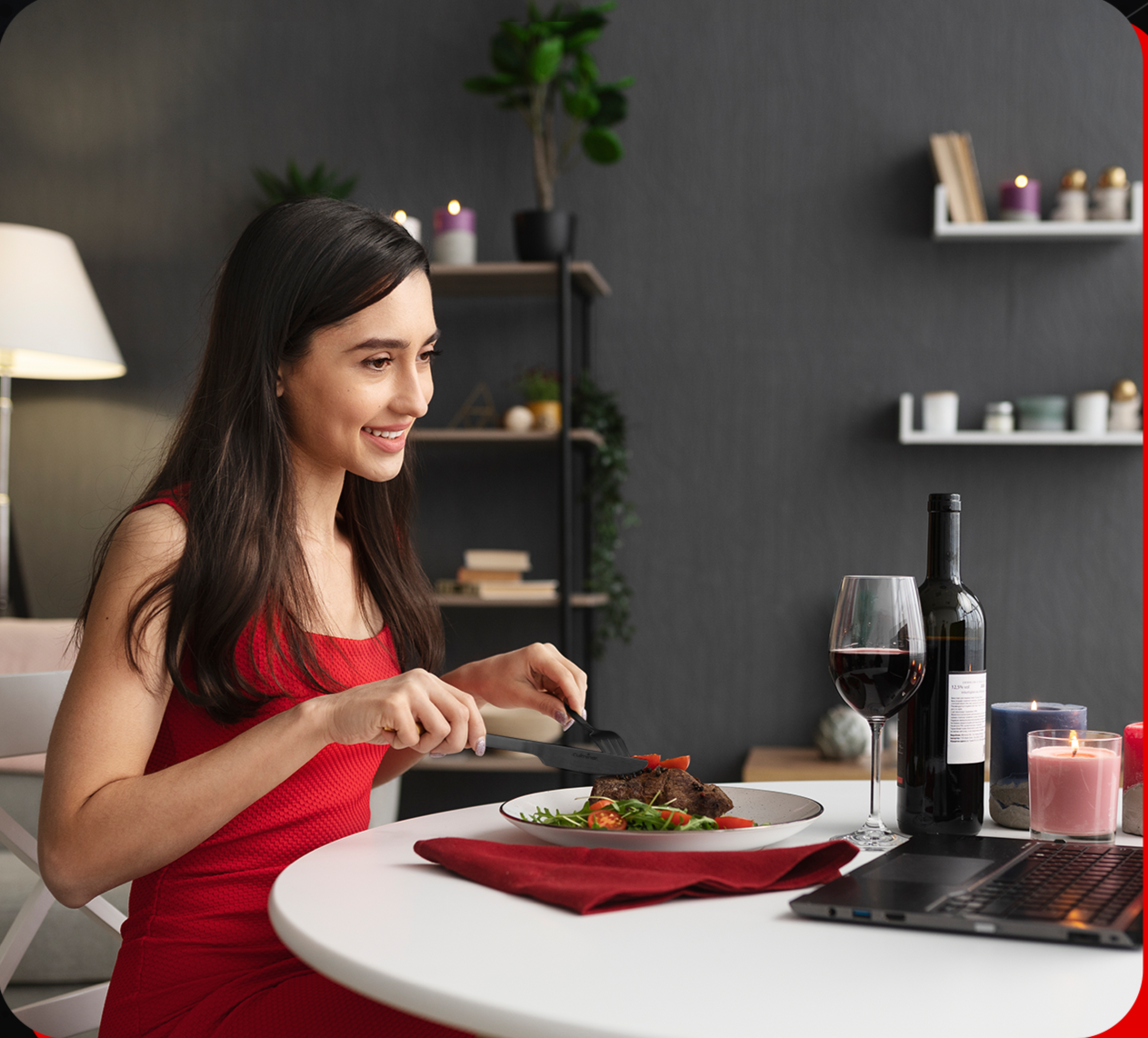 RoyalElegance - Luxe Zwart Bestekset voor 6 Personen