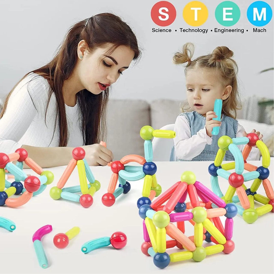 Magneo Blocks - Creatieve Magnetische Bouwset voor Kinderen
