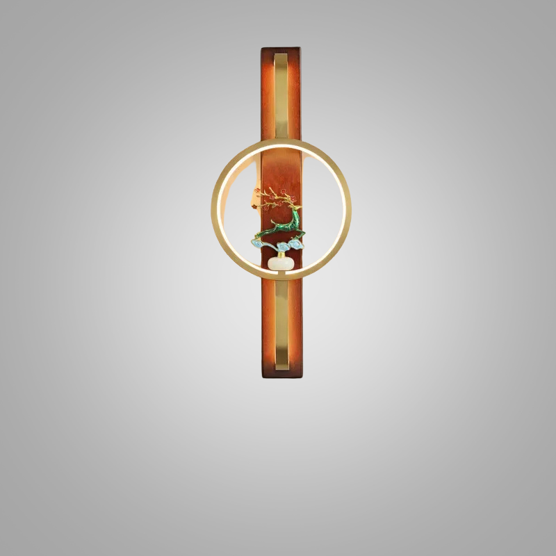 BrassGlow Wall Lamp - Elegante Messing Wandverlichting