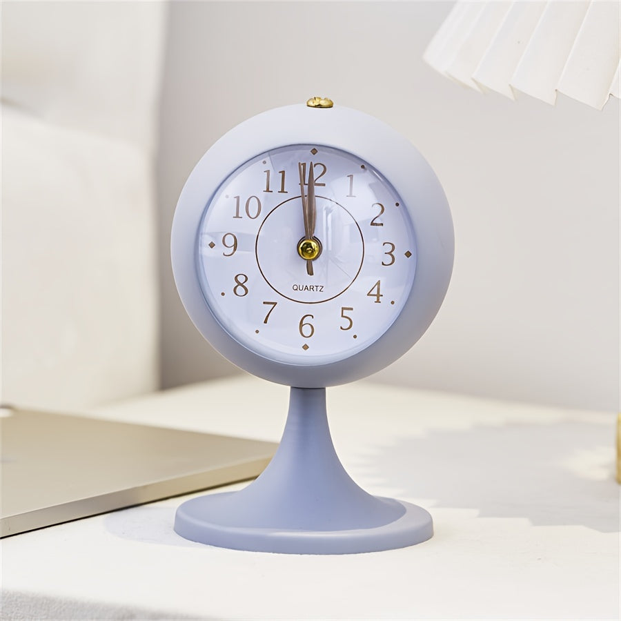 CartoonGlow Clock - Luxe LED Wekker met Gouden Accenten