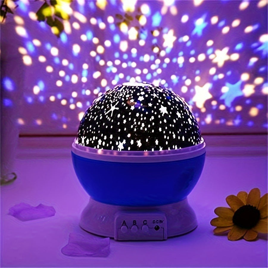 StarryDream Projector – Kleurrijke Sterrenlamp met 360° Rotatie