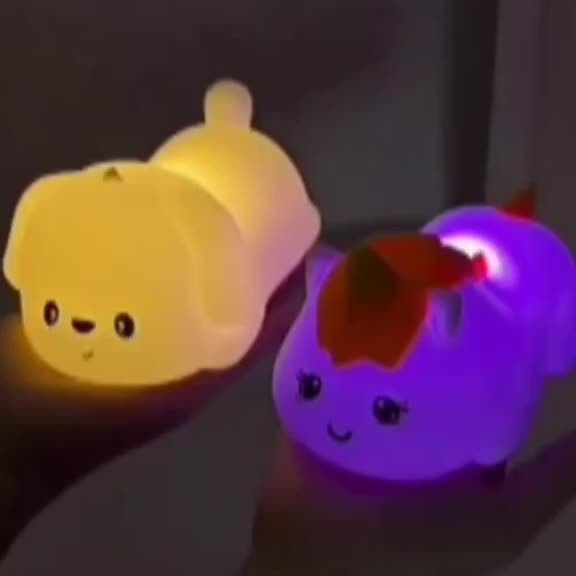 UnicornGlow Night Light - Kleurrijk LED Lampje met Bescherming