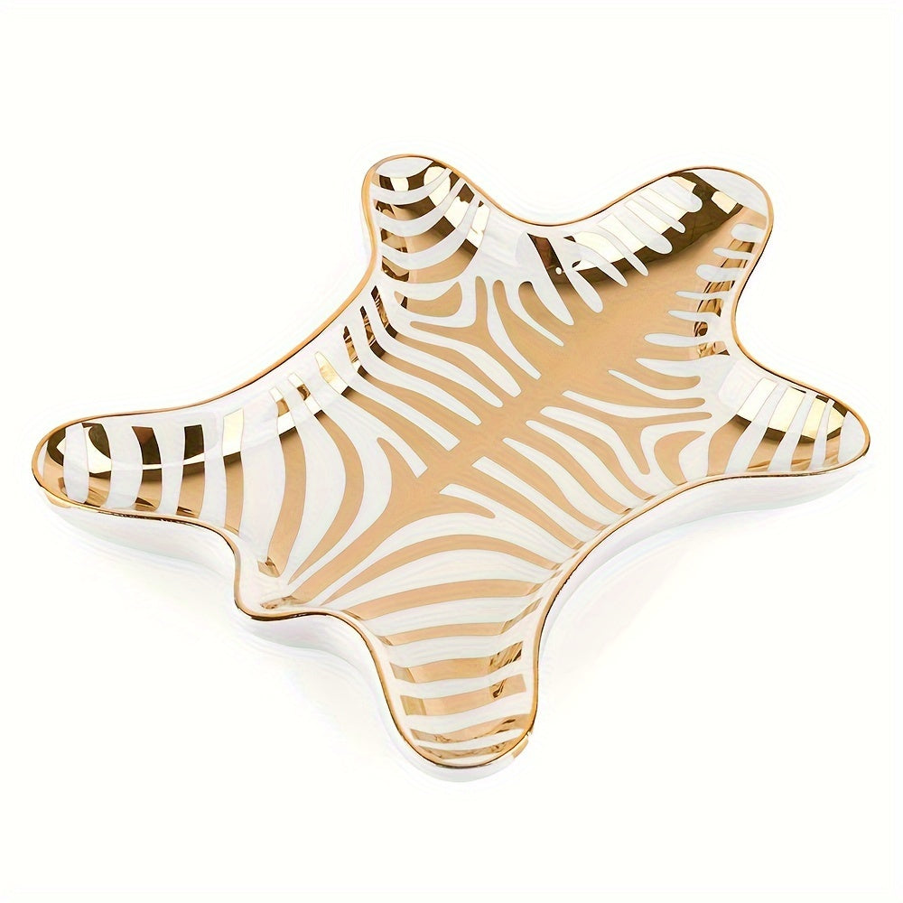 Charmante CeramicDish - Elegante Keramische Sieradenschaal