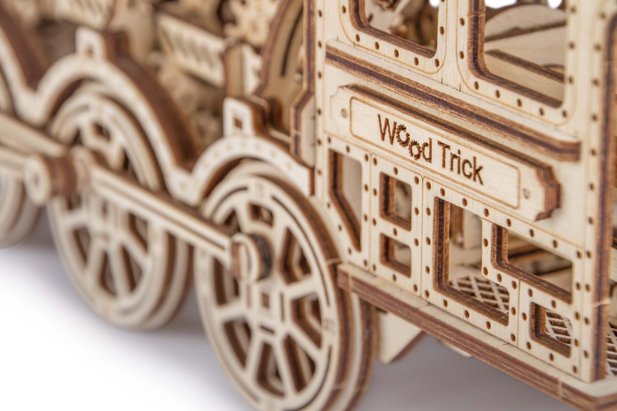 TrainCraft 3D Puzzel - Historische Locomotief met Waggon