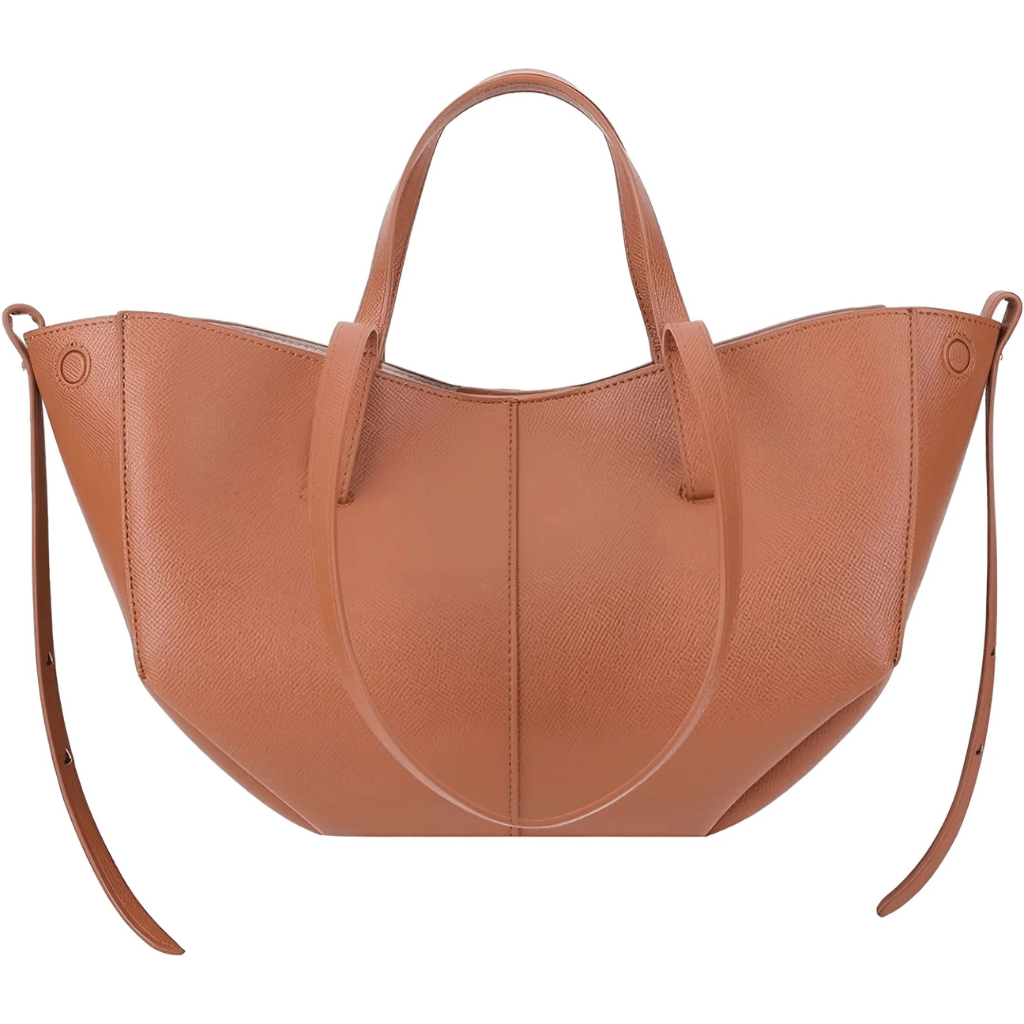 LeatherLux Crossbody Bag - Stijlvolle Handvattas van Leer