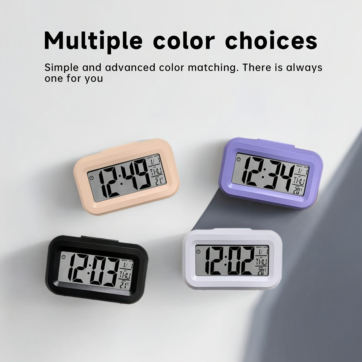 GlowClock - Stijlvolle Digitale Wekker met Verlichting