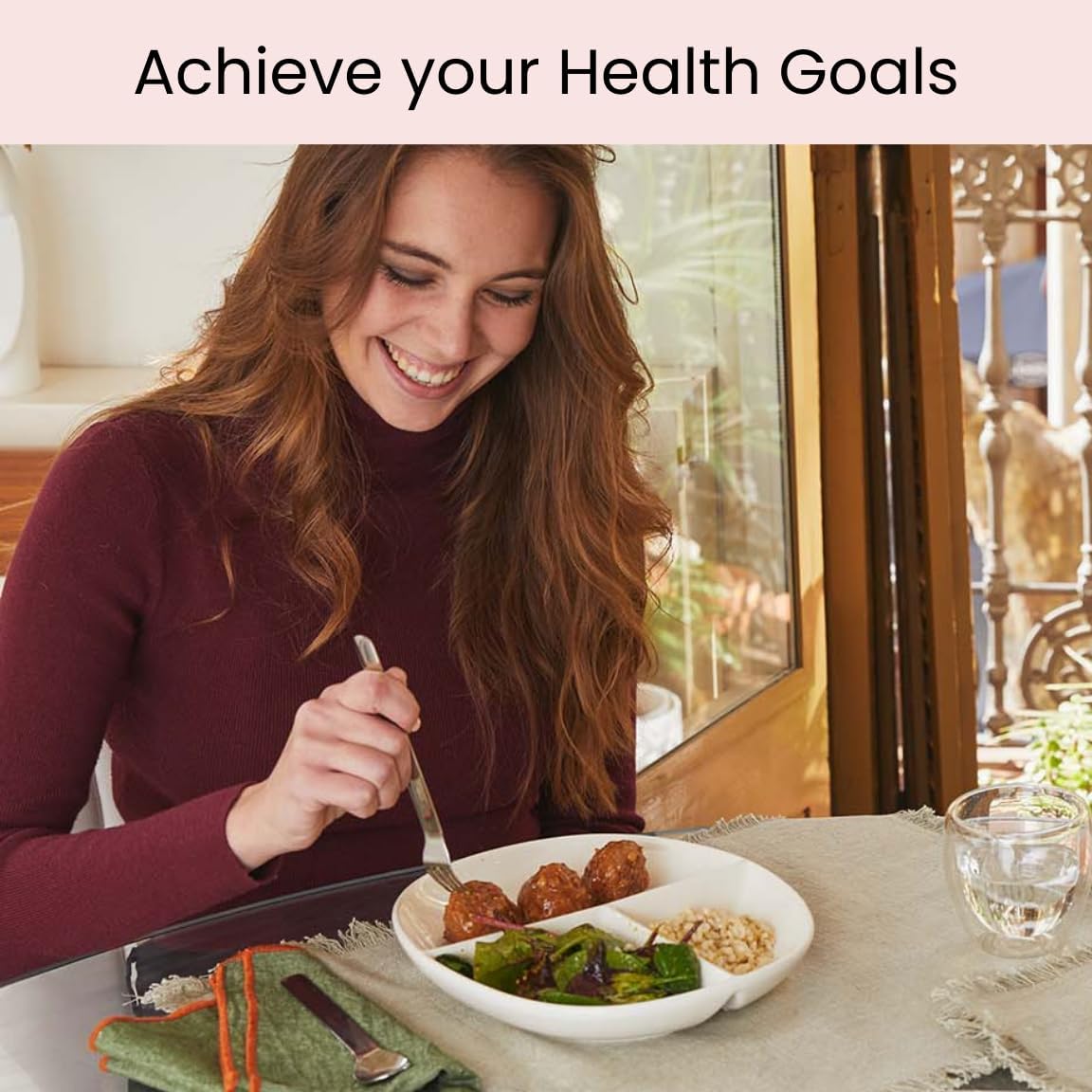 PortionMaster - Dieetvriendelijk Porseleinen Controlebord